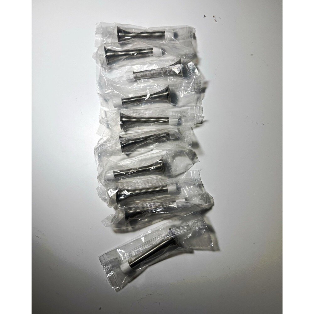 Steel Flat Head Machine Screws Threaded Fasteners, Lot/Pack of 6
